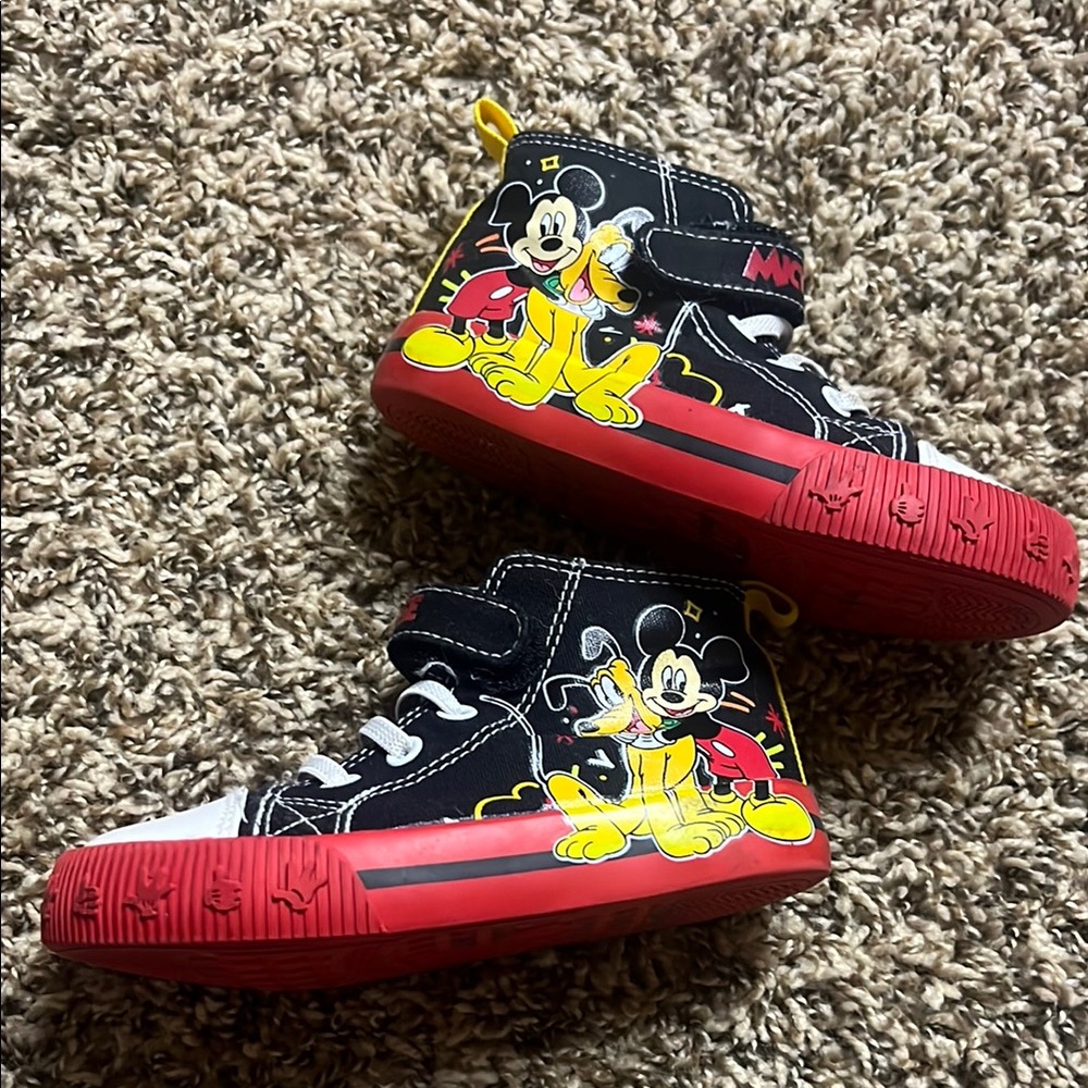 Disney Black and Red Sneakers